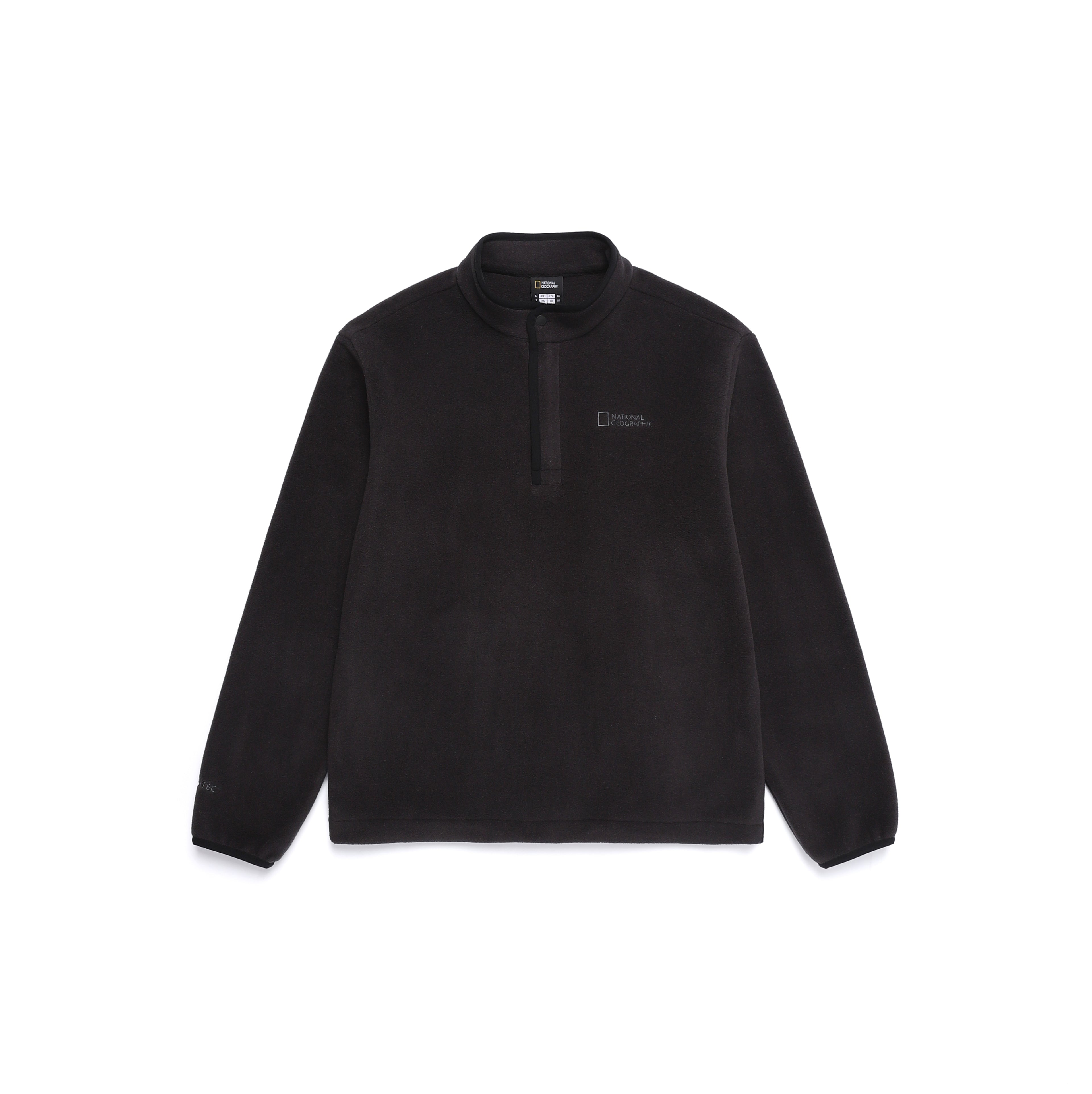 Unisex [Polartec] Naos Half-Zip Sweatshirt- Black
