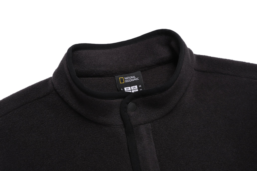 Unisex [Polartec] Naos Half-Zip Sweatshirt- Black
