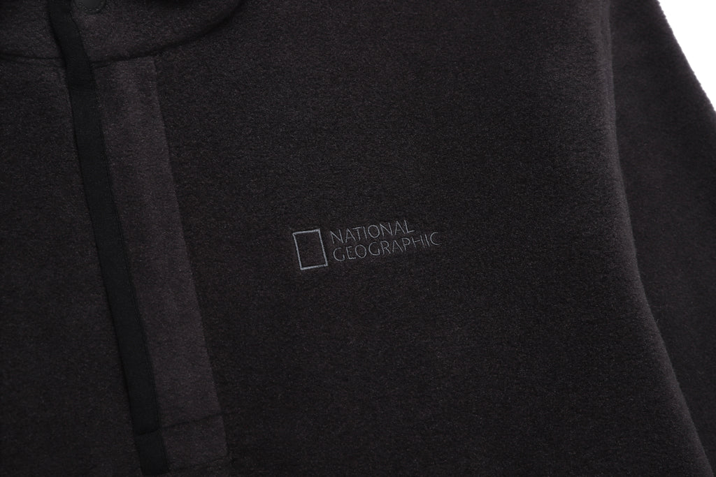 Unisex [Polartec] Naos Half-Zip Sweatshirt- Black