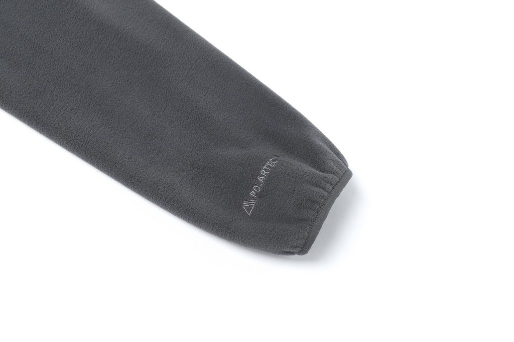 Women'S [Polartec] Naos Fleece Half Zip Up Hoodie- Iron Grey