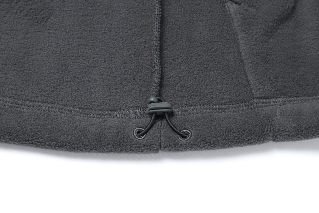 Women'S [Polartec] Naos Fleece Half Zip Up Hoodie- Iron Grey