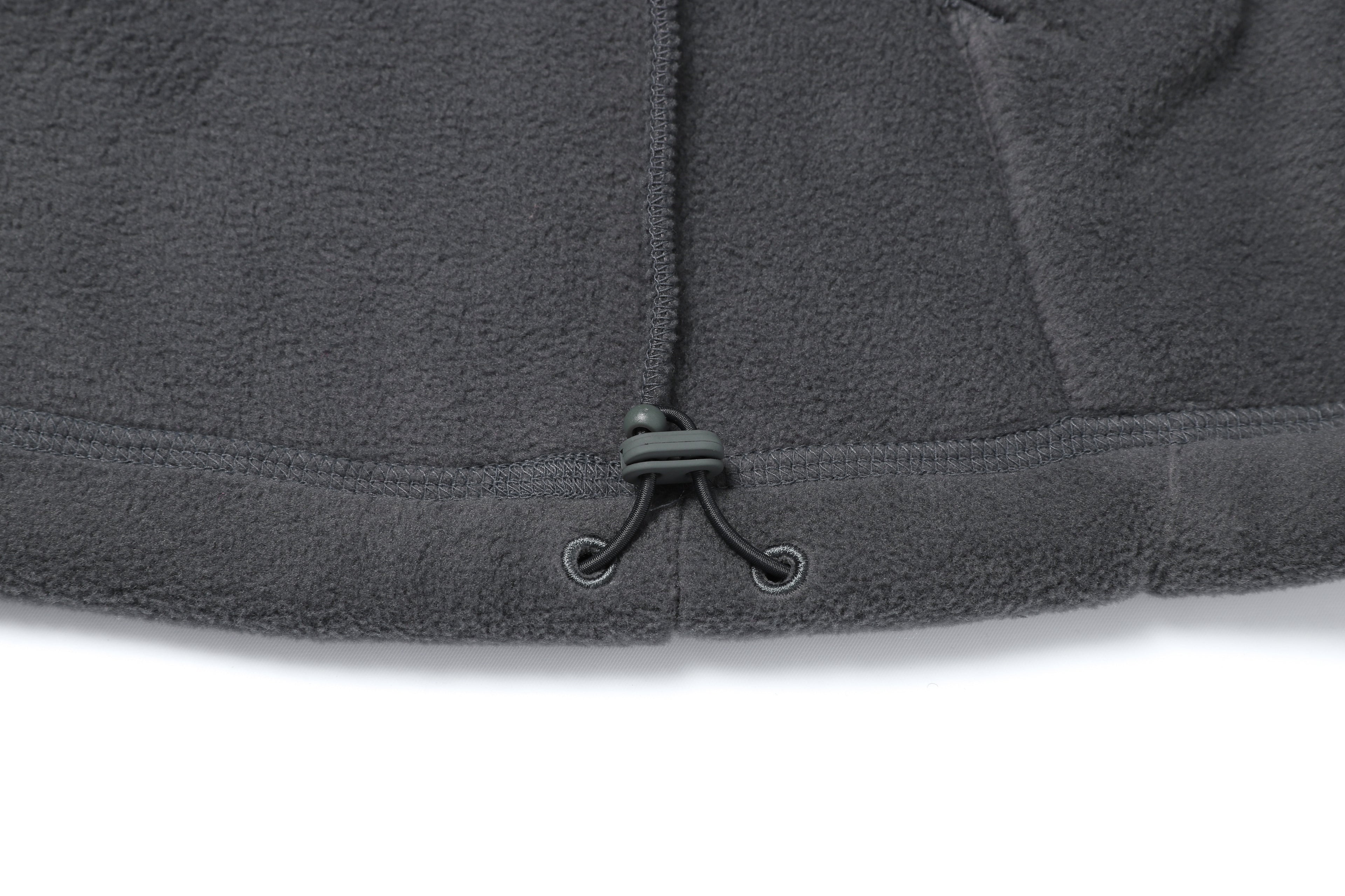 Women'S [Polartec] Naos Fleece Half Zip Up Hoodie- Iron Grey