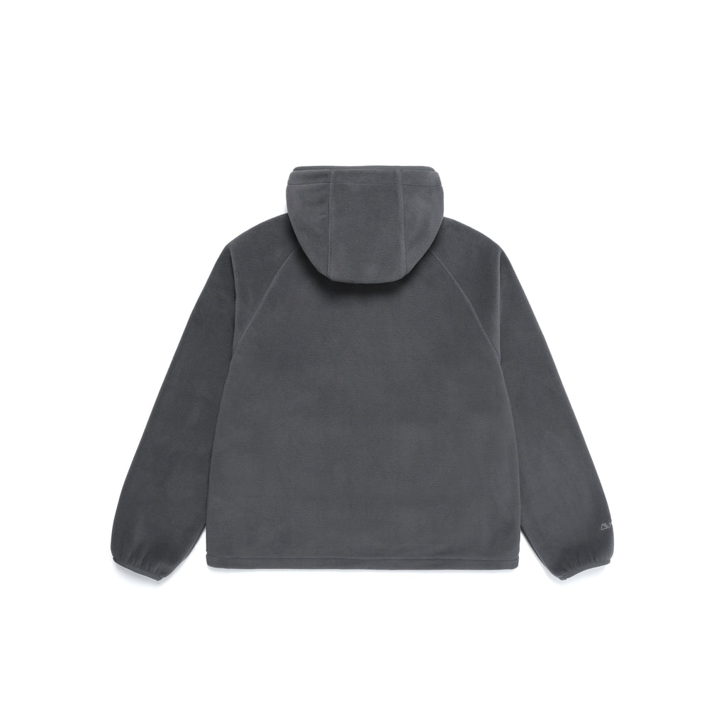 Women'S [Polartec] Naos Fleece Half Zip Up Hoodie- Iron Grey