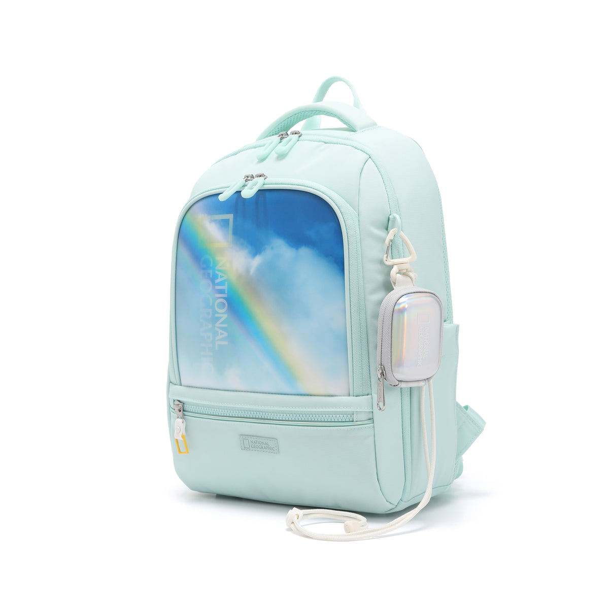Kids Lucca Backpack W/ Molded Mini Pouch- Mint