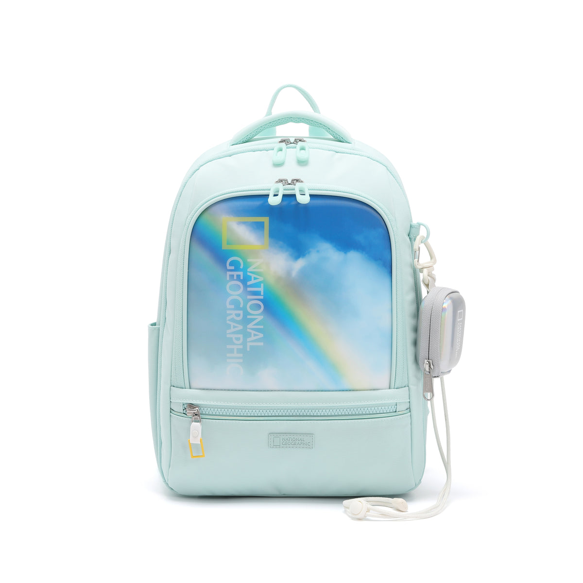 Kids Lucca Backpack W/ Molded Mini Pouch- Mint