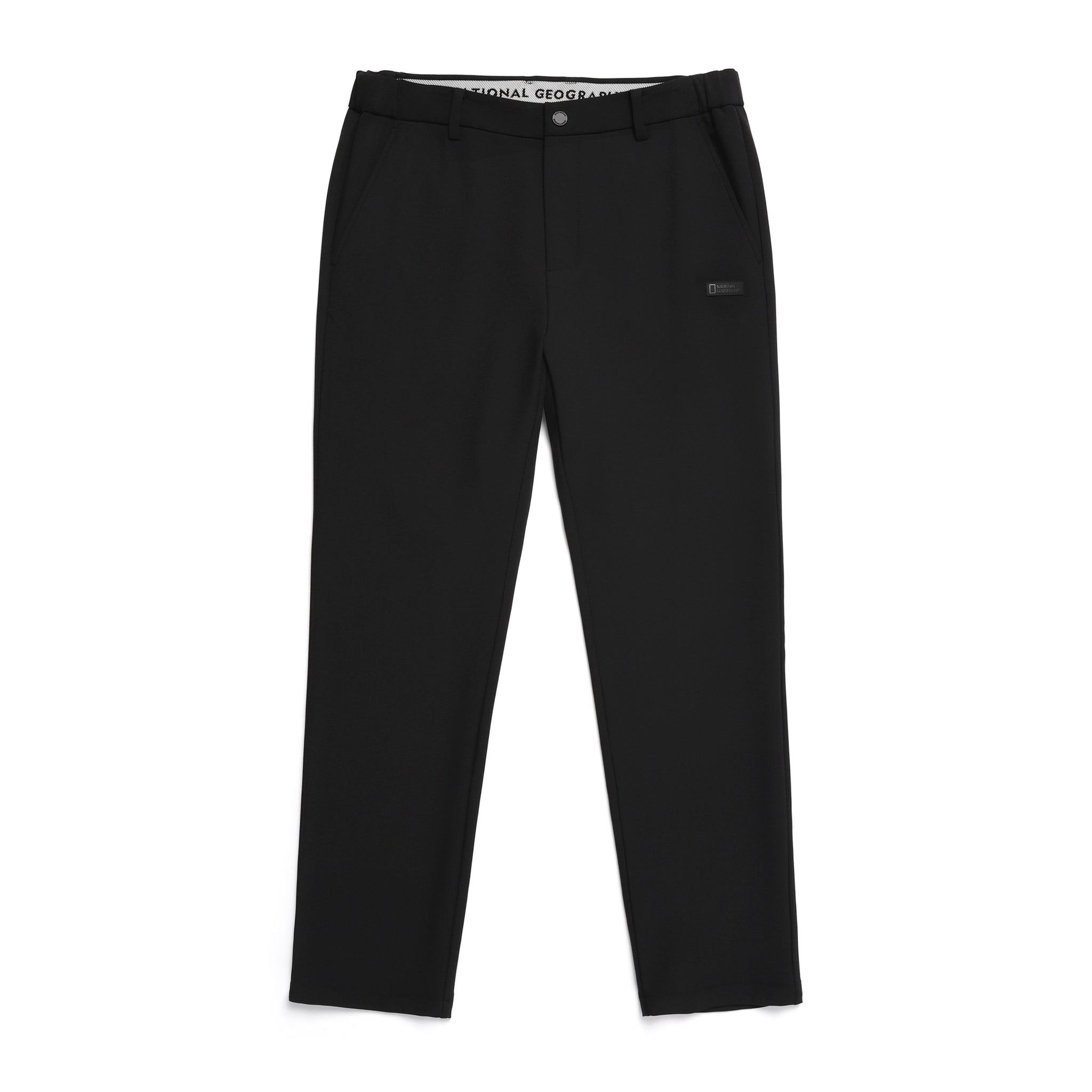 MEN'S HIGH STRETCH FLEECE BASIC FIT PANTS- CARBON BLACK