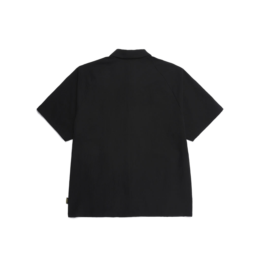 Men'S Micro Airdot Semi-Over Fit Shacket- Black