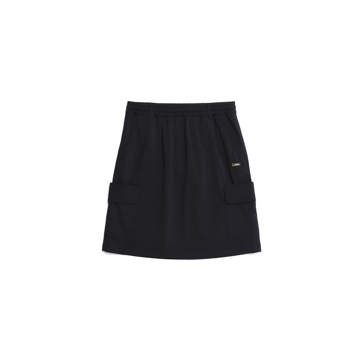 Women'S Woven Cargo Skirt- Carbon Black