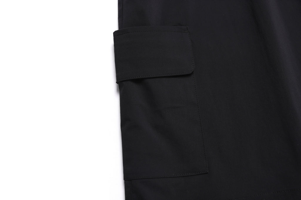 Women'S Woven Cargo Skirt- Carbon Black