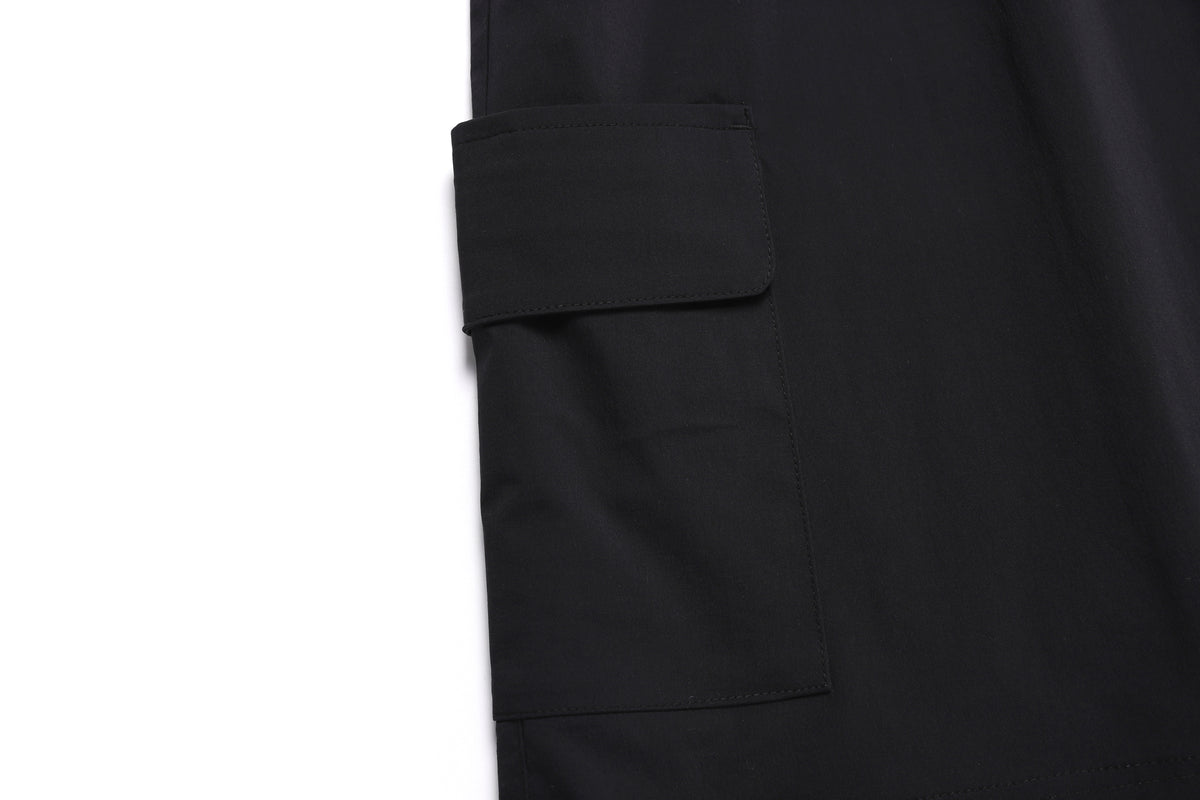 Women'S Woven Cargo Skirt- Carbon Black