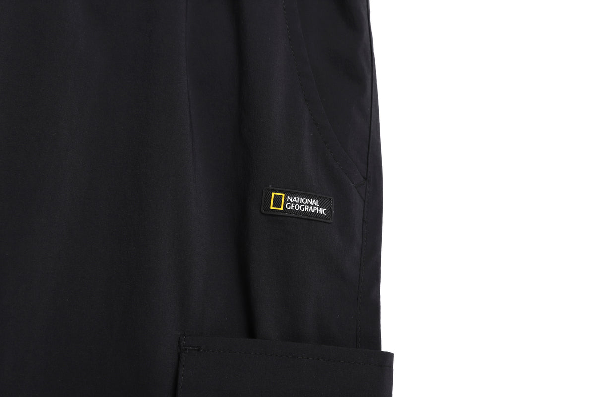 Women'S Woven Cargo Skirt- Carbon Black