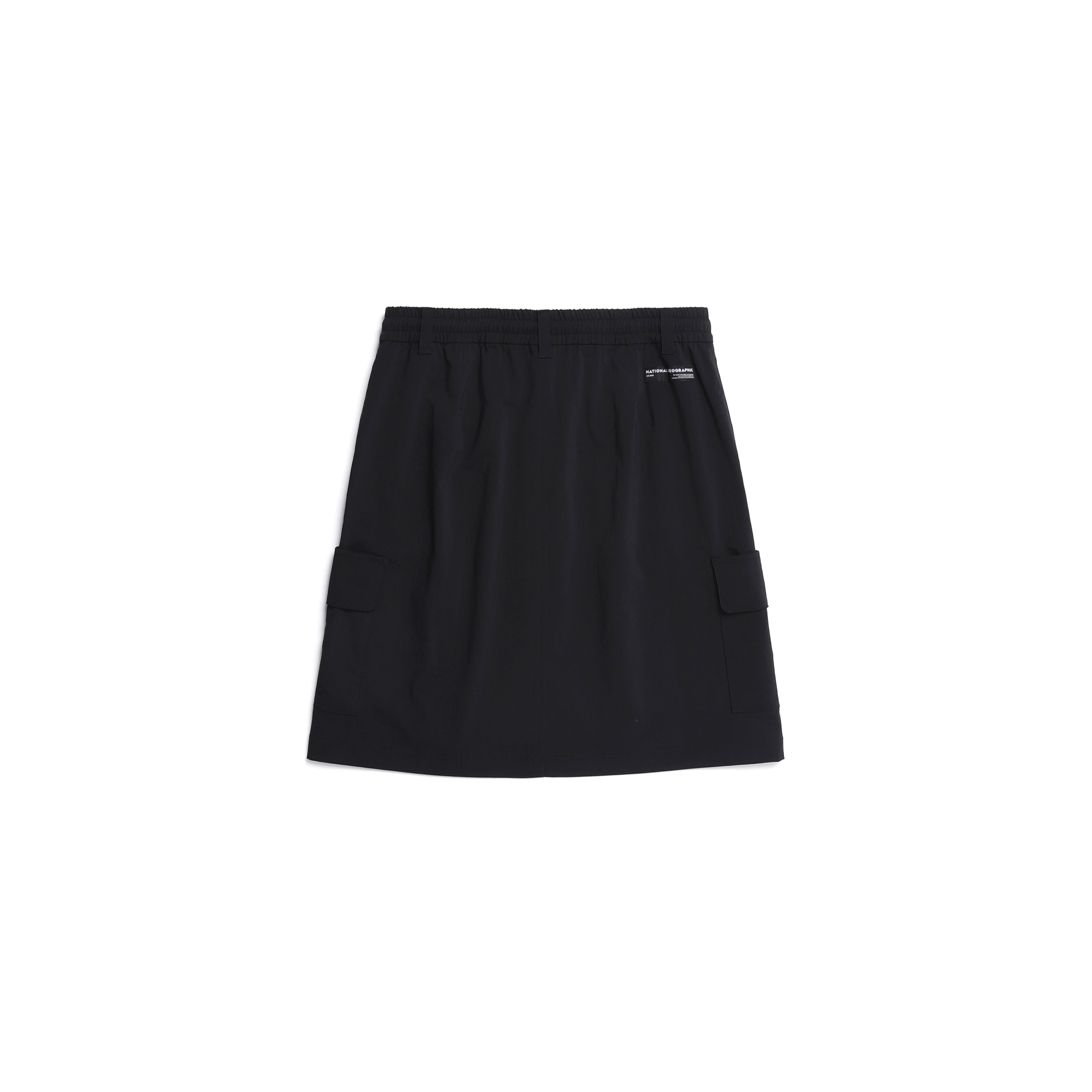 Women'S Woven Cargo Skirt- Carbon Black