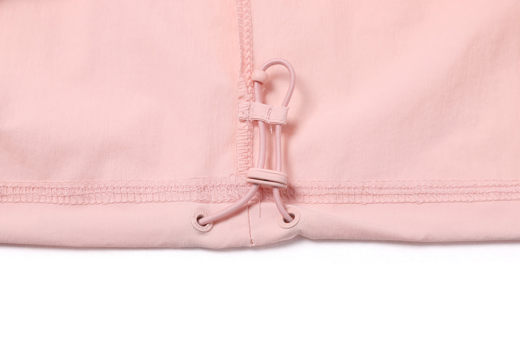 Women'S Adelie Light Woven Stretch Collar T-Shirt- L/Pink