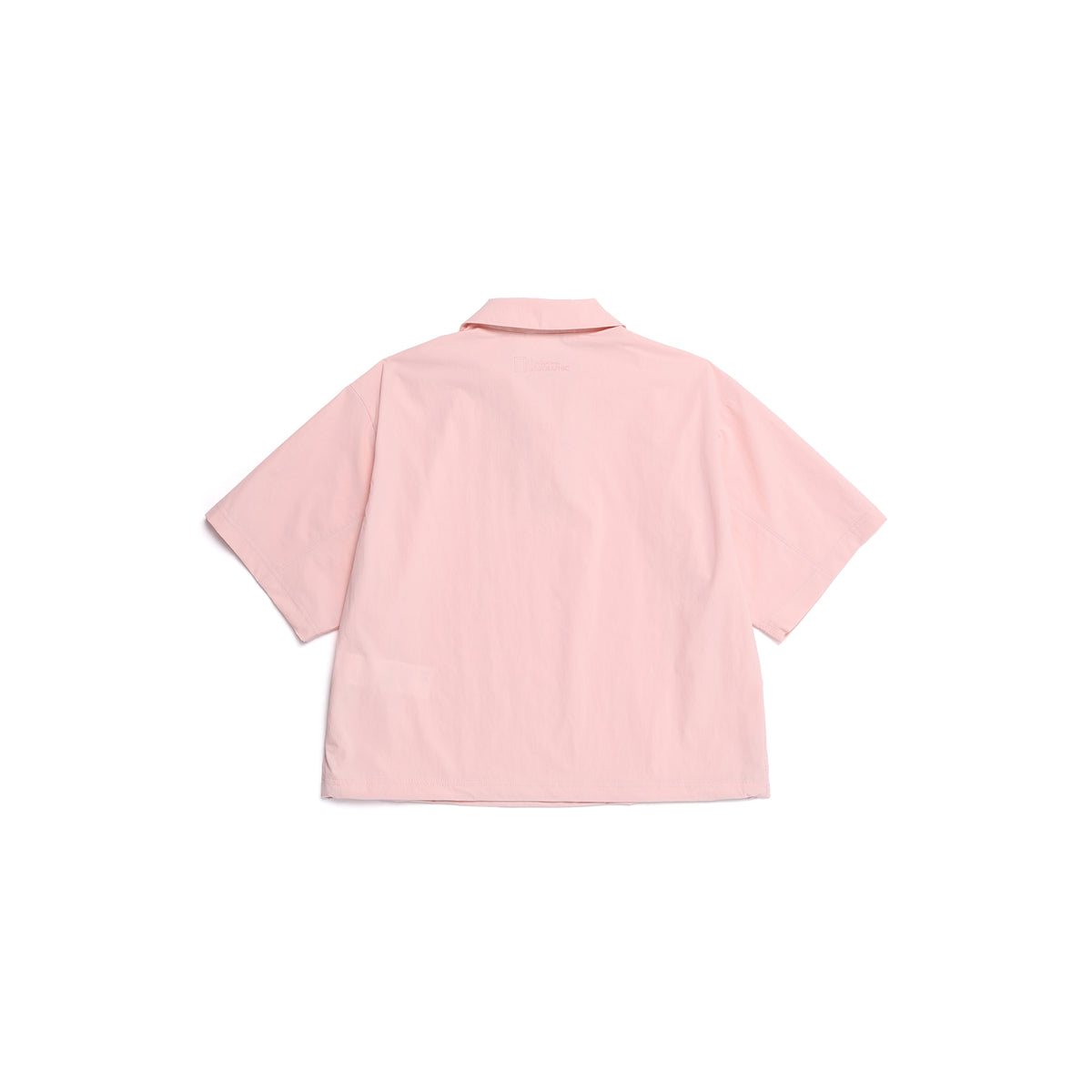 Women'S Adelie Light Woven Stretch Collar T-Shirt- L/Pink