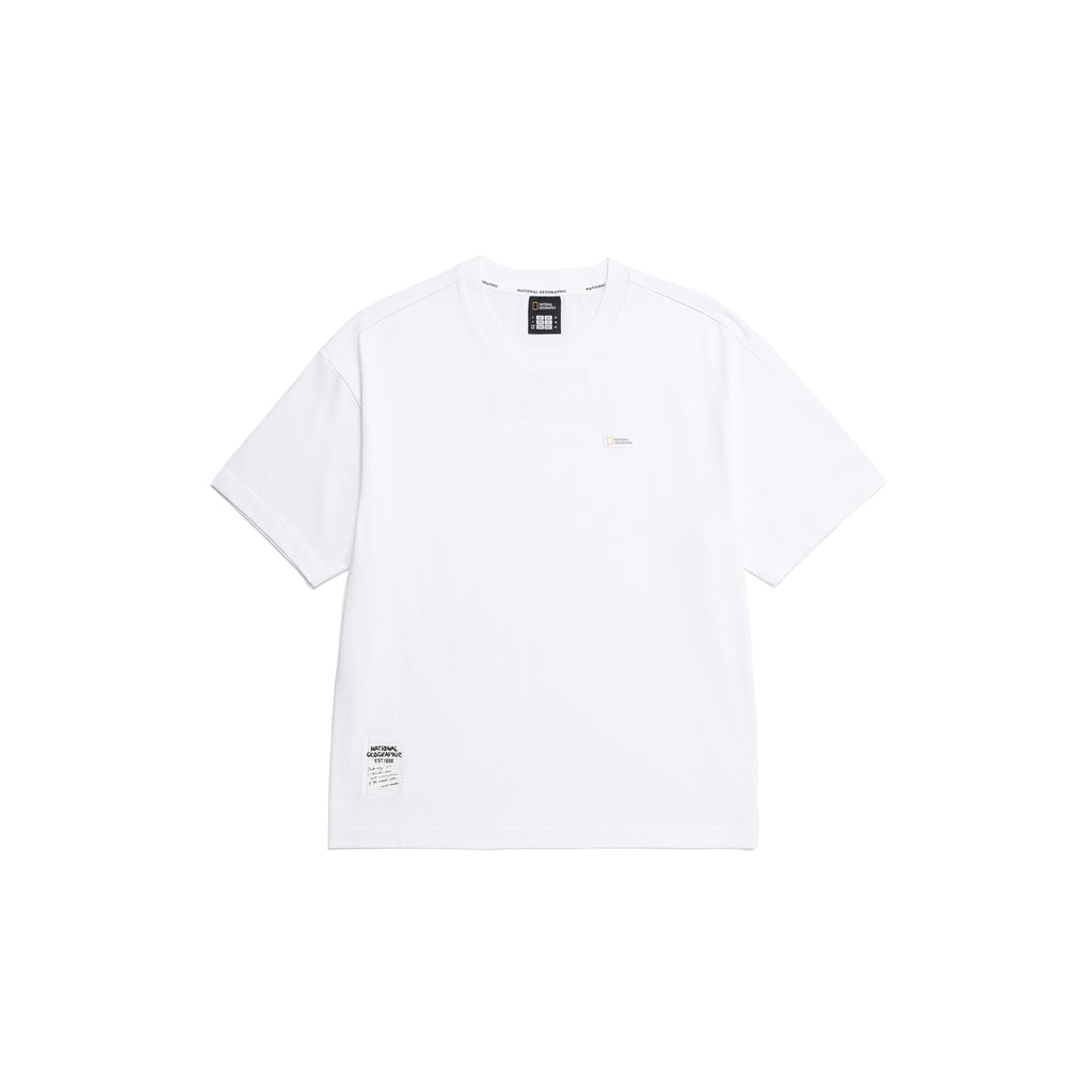 Unisex Treasure Signpost Semi-Over Fit Graphic H/Tee- D/Green