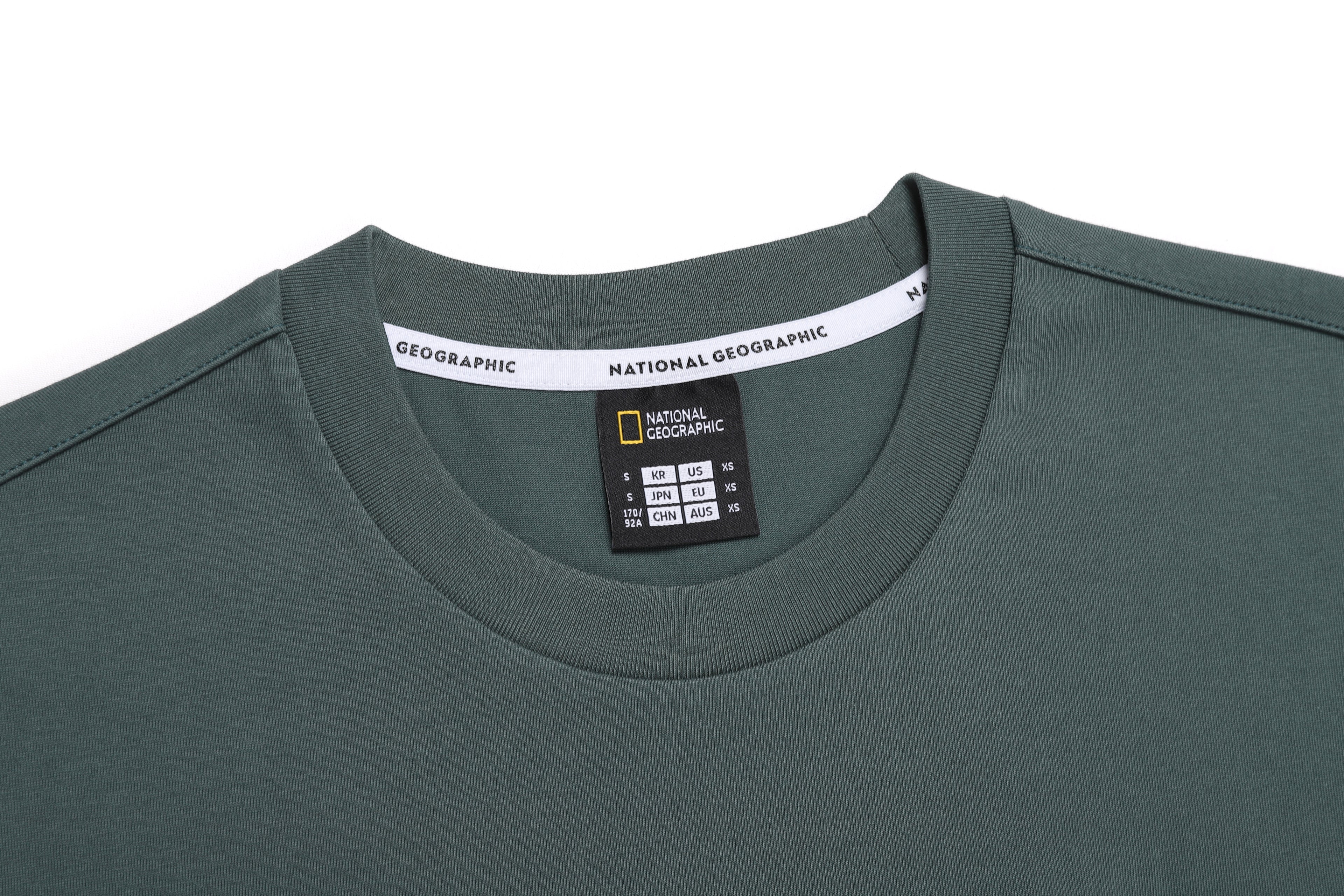 Unisex Treasure Signpost Semi-Over Fit Graphic H/Tee- D/Green