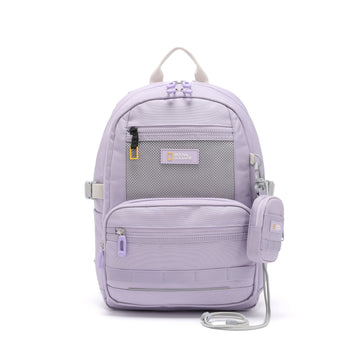 Kids Colin Backpack With Mini Pouch- Lavender
