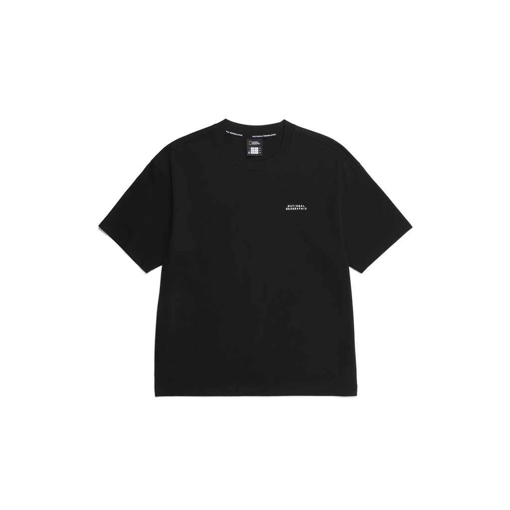 Unisex Treasure Old Van Semi Oversized Graphic Tee- Carbon Black