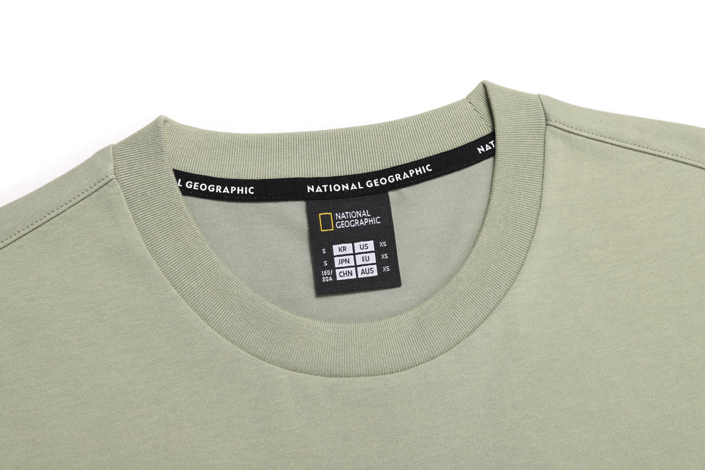 Unisex Treasure Old Van Semi Oversized Graphic Tee- Olive Green