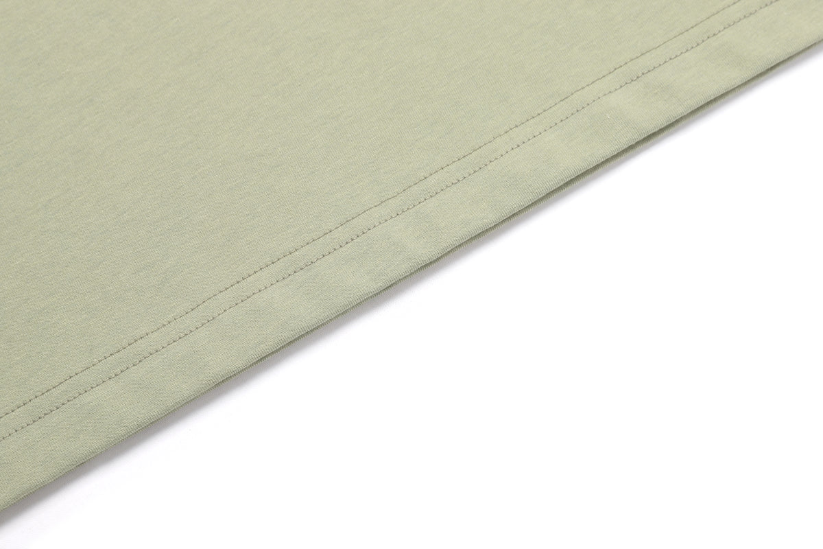 Unisex Treasure Old Van Semi Oversized Graphic Tee- Olive Green