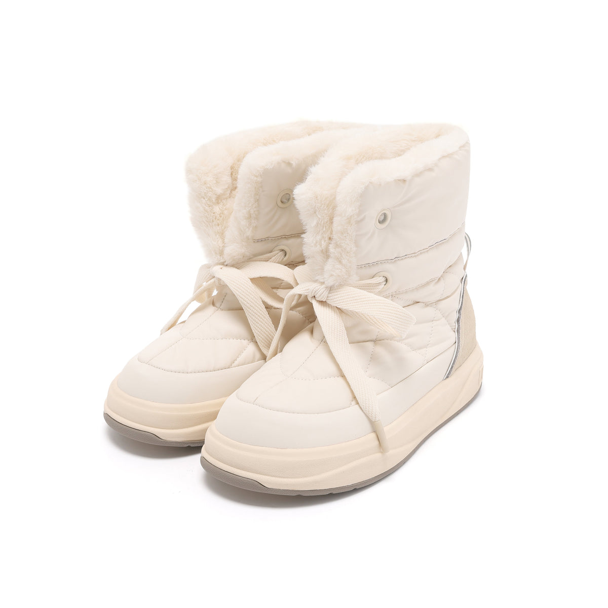 Snug Winter Boots Ivory