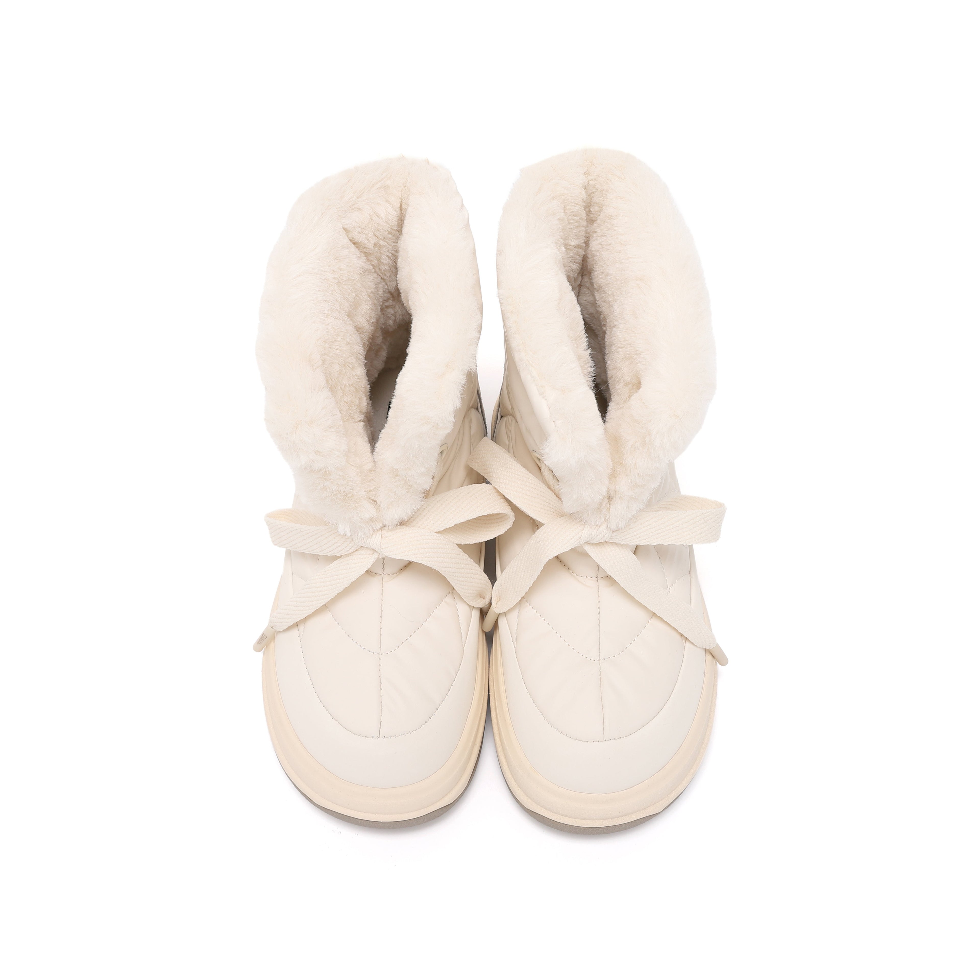 Snug Winter Boots Ivory