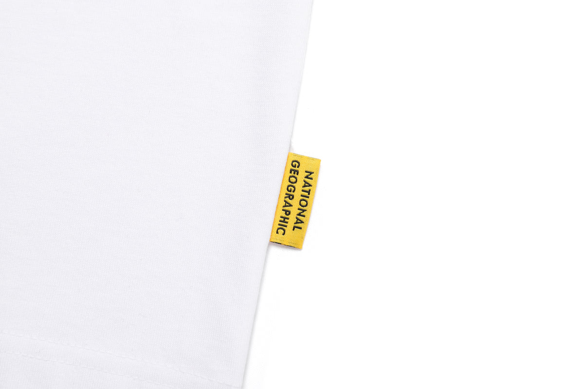 Unisex Regen Constellation Graphic Semi- Oversized T-Shirt- White