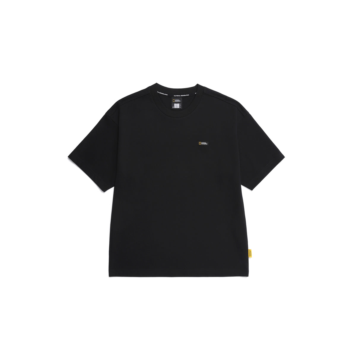 Unisex Regen Constellation Graphic Semi- Oversized T-Shirt- Black