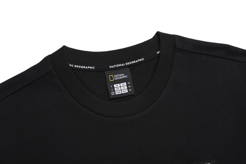 Unisex Regen Constellation Graphic Semi- Oversized T-Shirt- Black