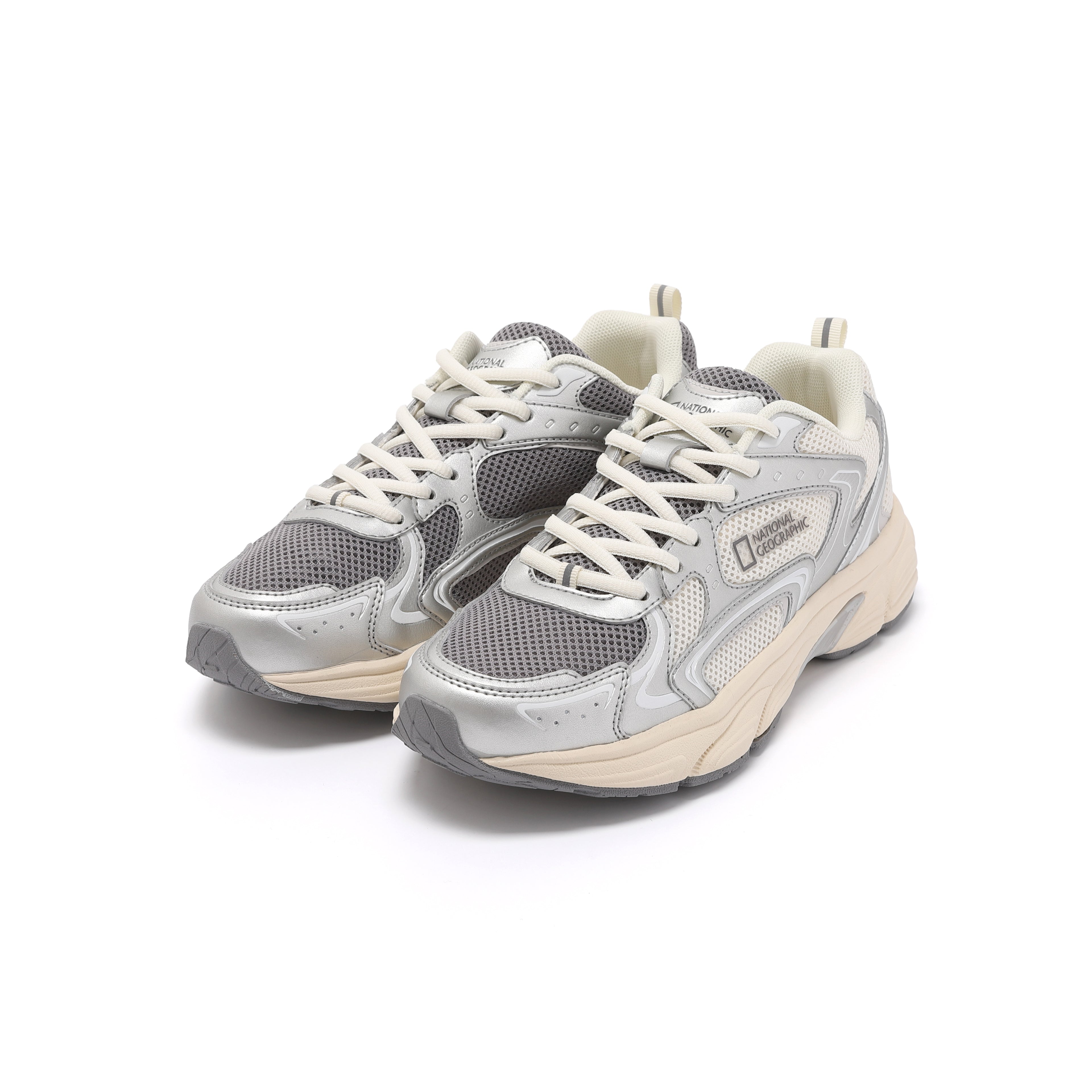 Unisex Contour Freeze Sneakers- Silver