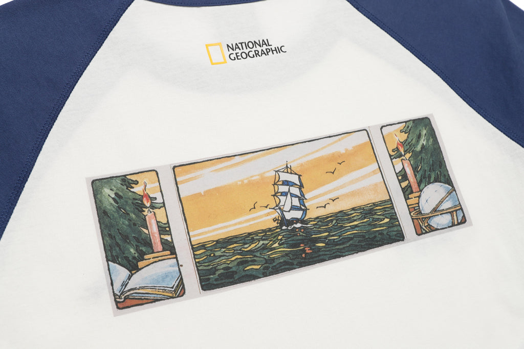 Unisex Archives Expedition Graphic T-Shirt- Blue