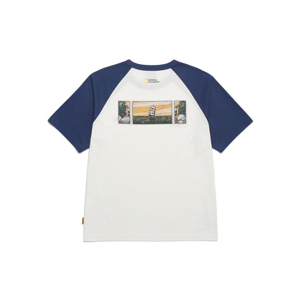 Unisex Archives Expedition Graphic T-Shirt- Blue