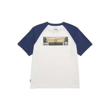 UNISEX ARCHIVES EXPEDITION GRAPHIC T-SHIRT- BLUE
