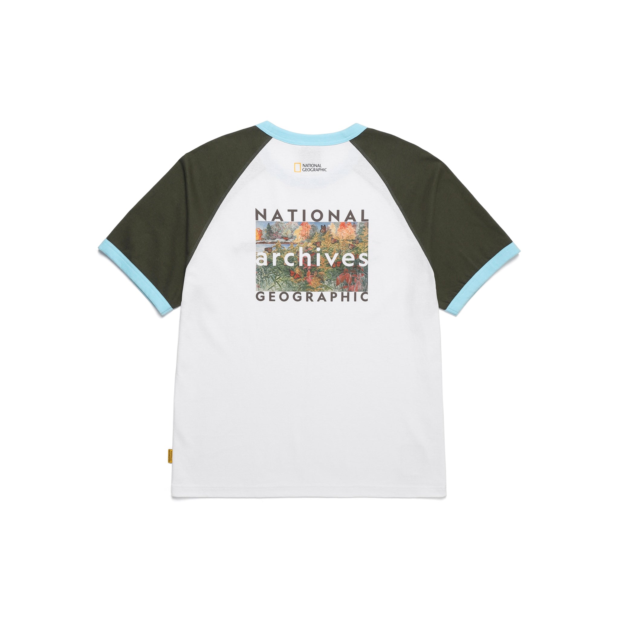 UNISEX ARCHIVES BUTTERFLY GRAPHIC T-SHIRT- BROWN