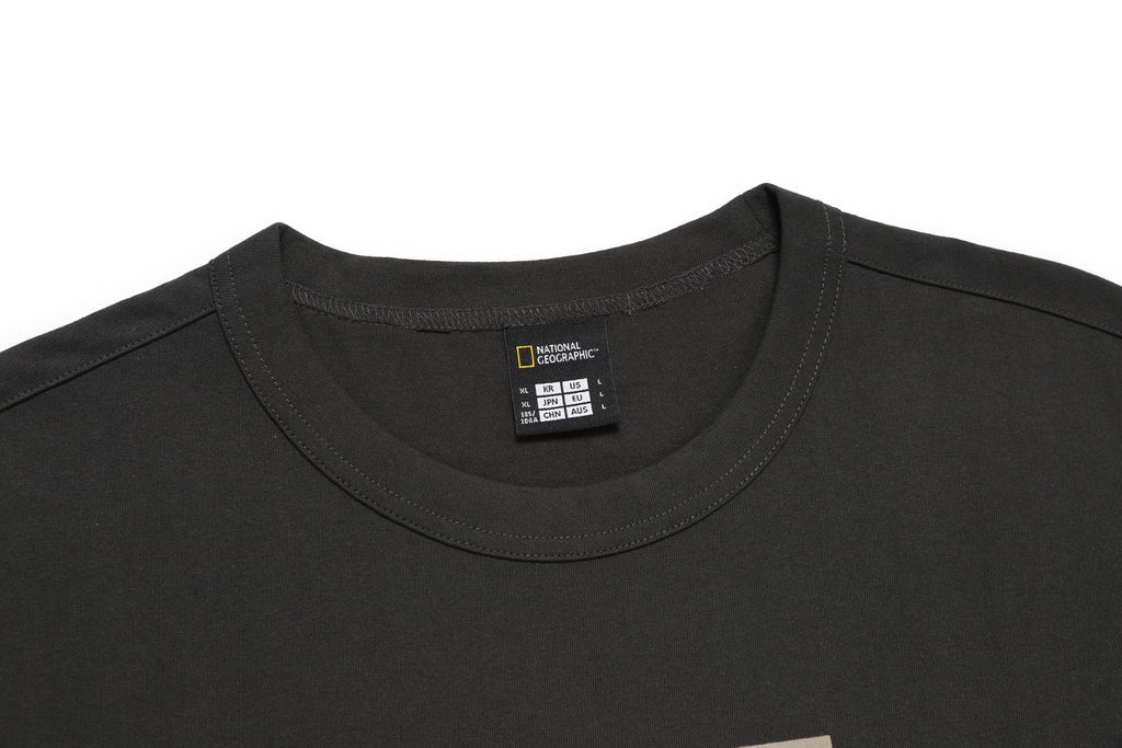 Unisex Archives Lilac Feast Graphic T-Shirt- Charcoal