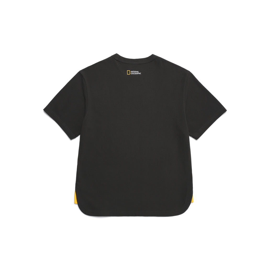 Unisex Archives Lilac Feast Graphic T-Shirt- Charcoal