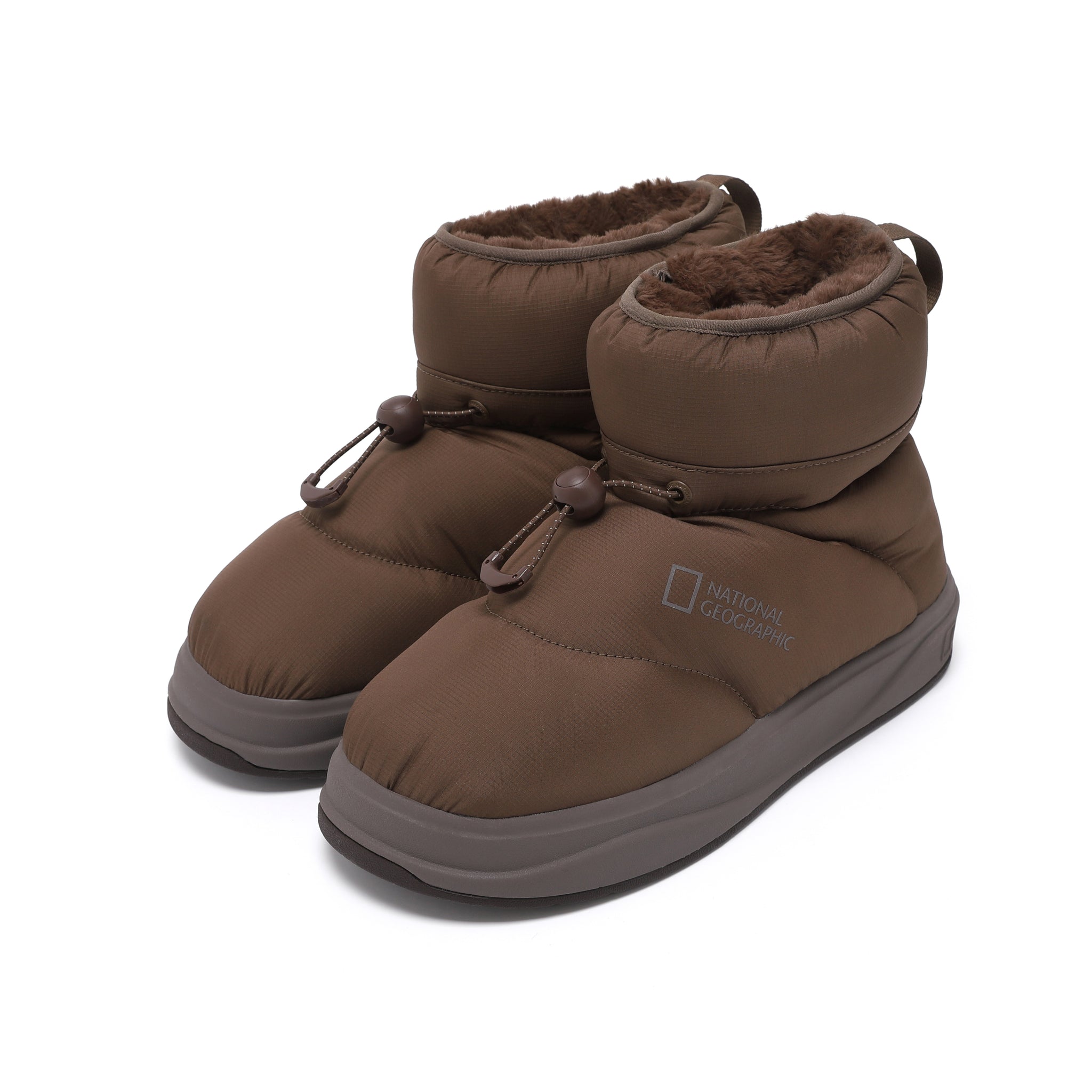 WOMEN'S FLUFFY BOOTS V2- BROWN
