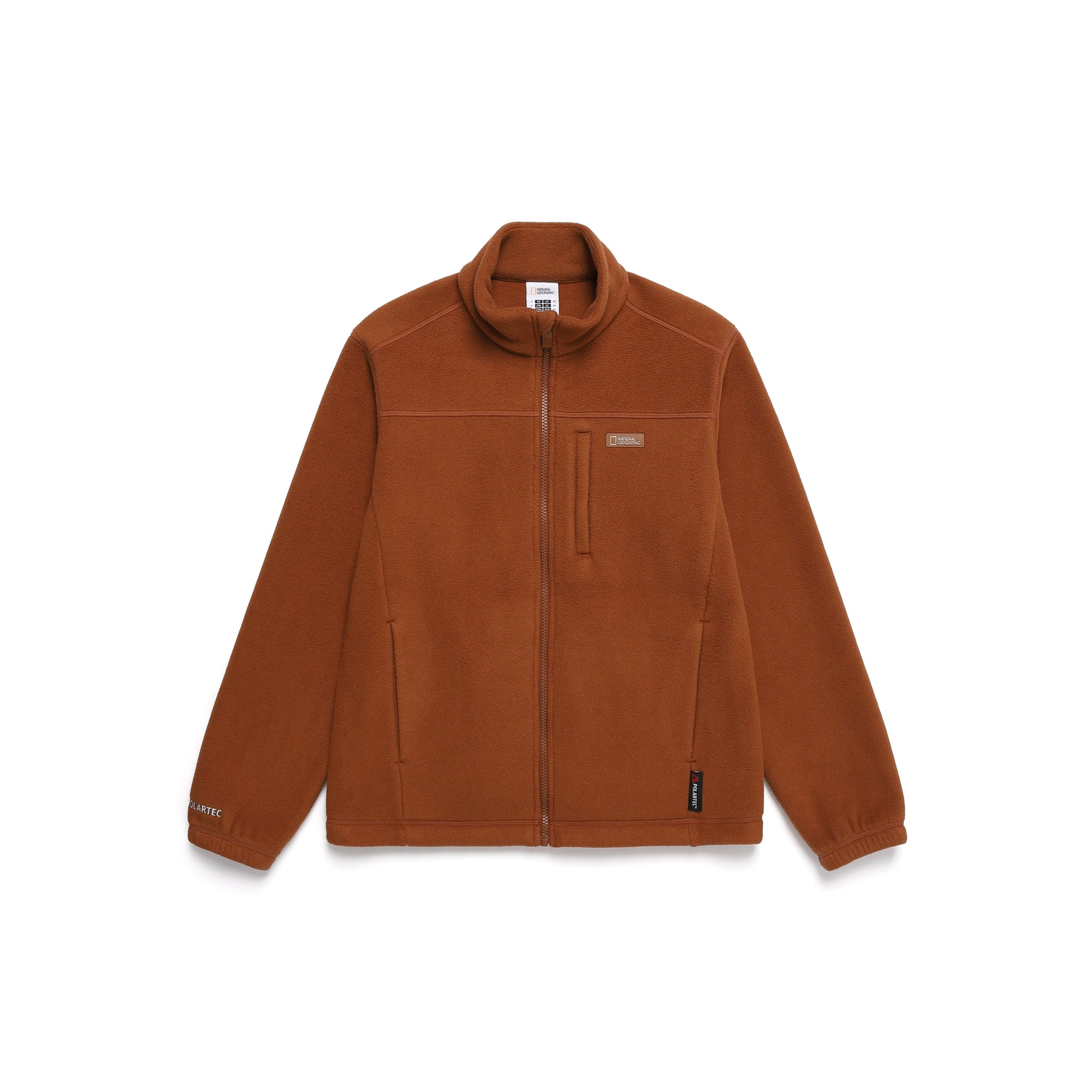 ZIP UP JACKET BRICK
