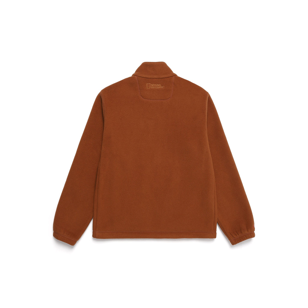 Unisex Polartec Naos Fleece Zip Up Jacket- Brick