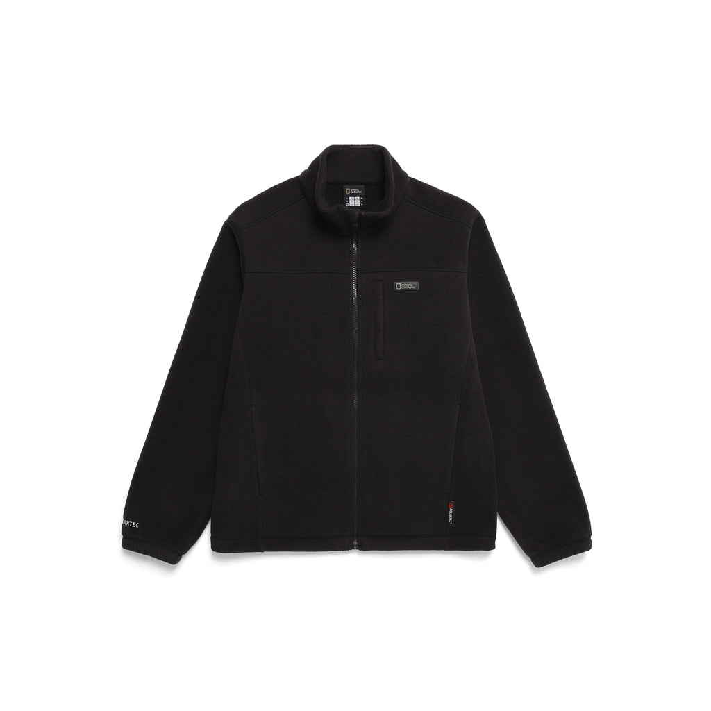 Unisex Polartec Naos Fleece Zip Up Jacket- Carbon Black