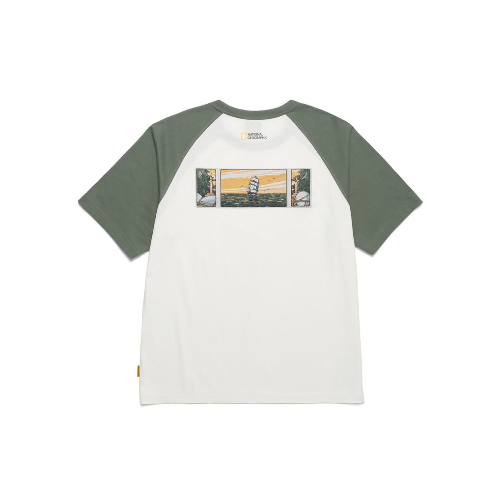 Unisex Archives Expedition Graphic T-Shirt- Khaki