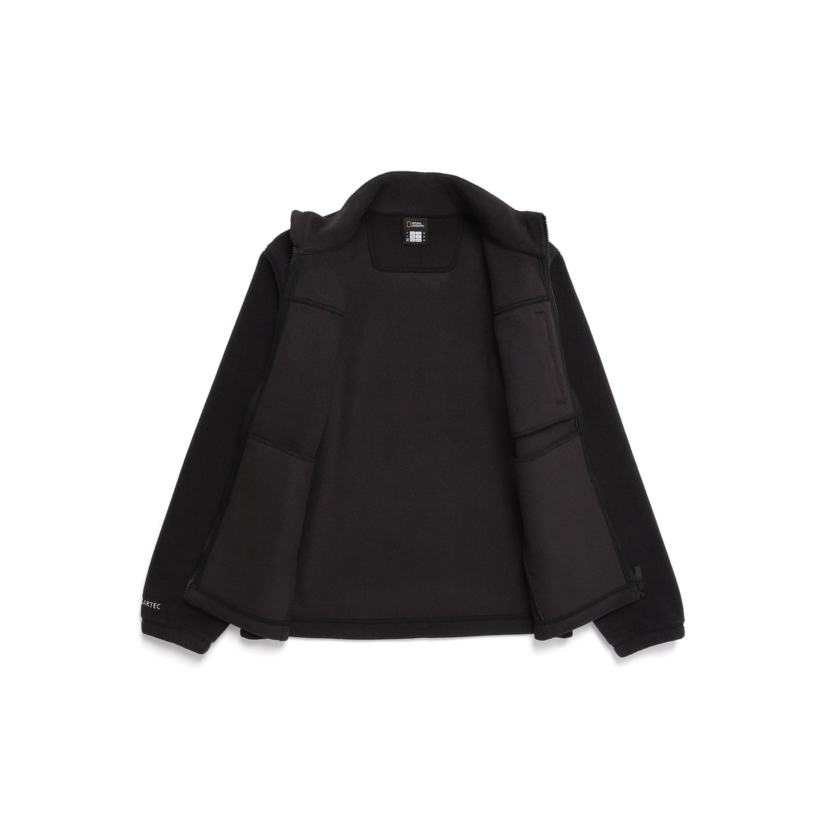 Unisex Polartec Naos Fleece Zip Up Jacket- Carbon Black