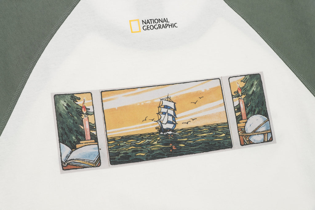 Unisex Archives Expedition Graphic T-Shirt- Khaki