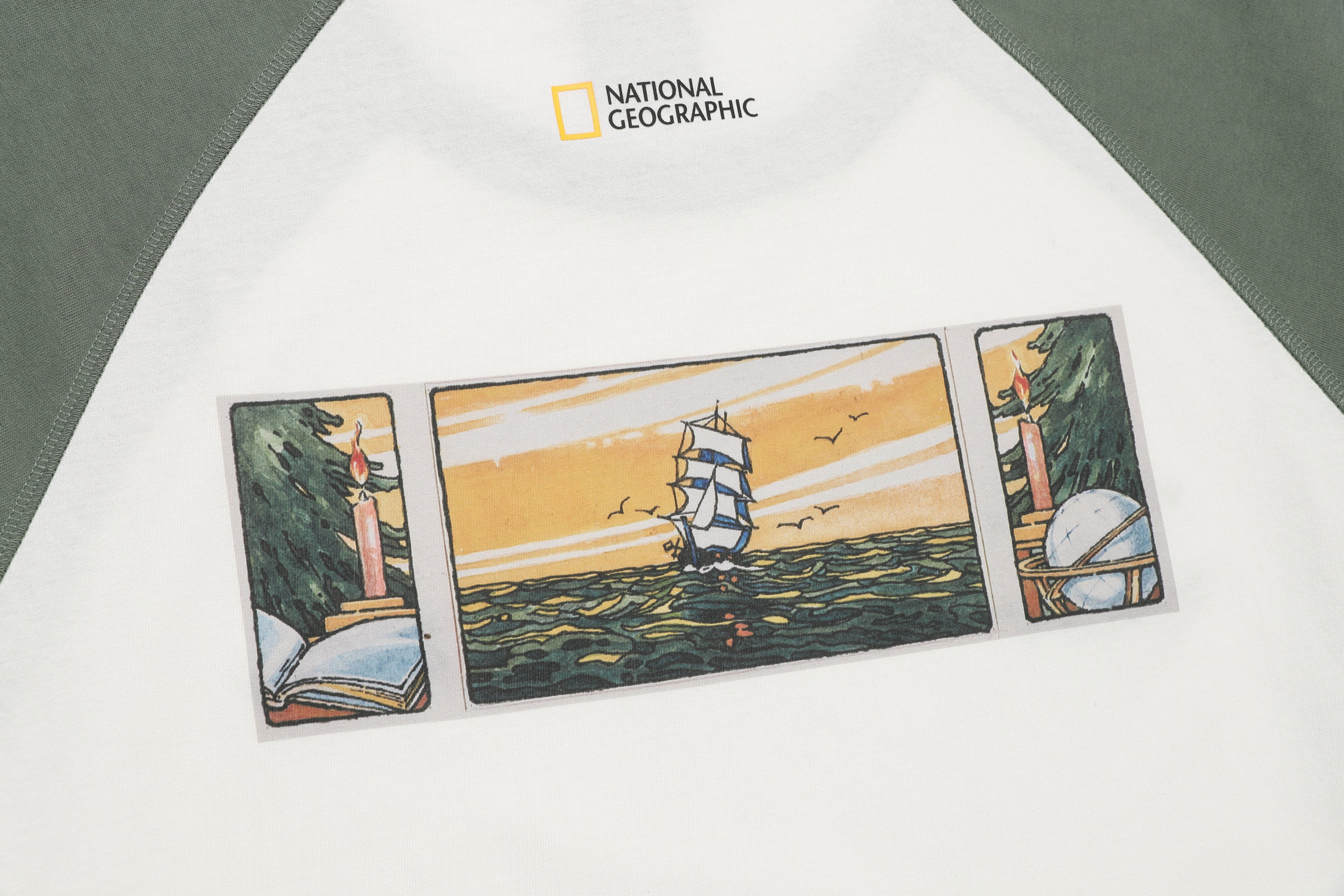 Unisex Archives Expedition Graphic T-Shirt- Khaki