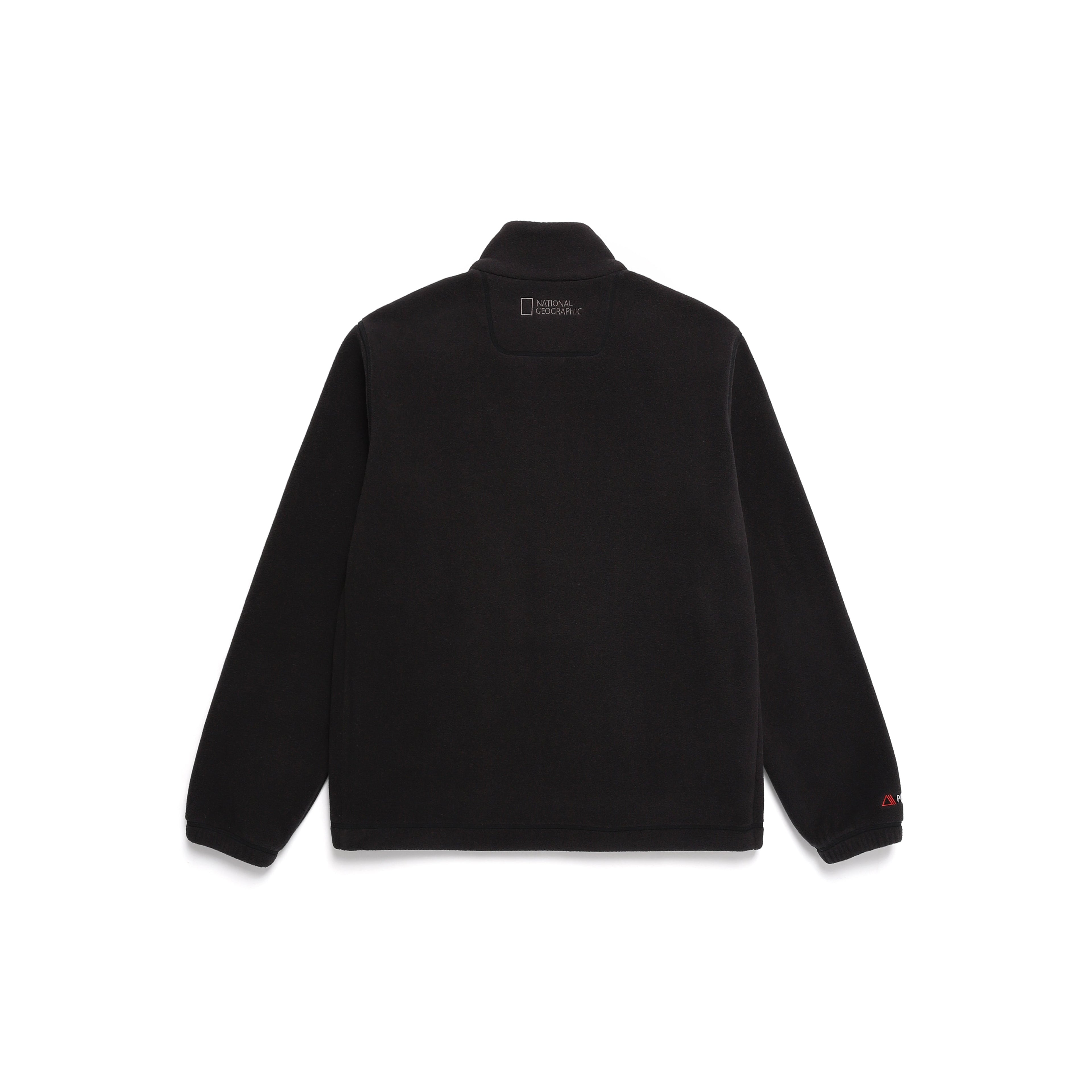 Unisex Polartec Naos Fleece Zip Up Jacket- Carbon Black