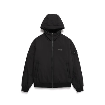 ARCHE HOODED ZIP UP JACKET- CARBON BLACK