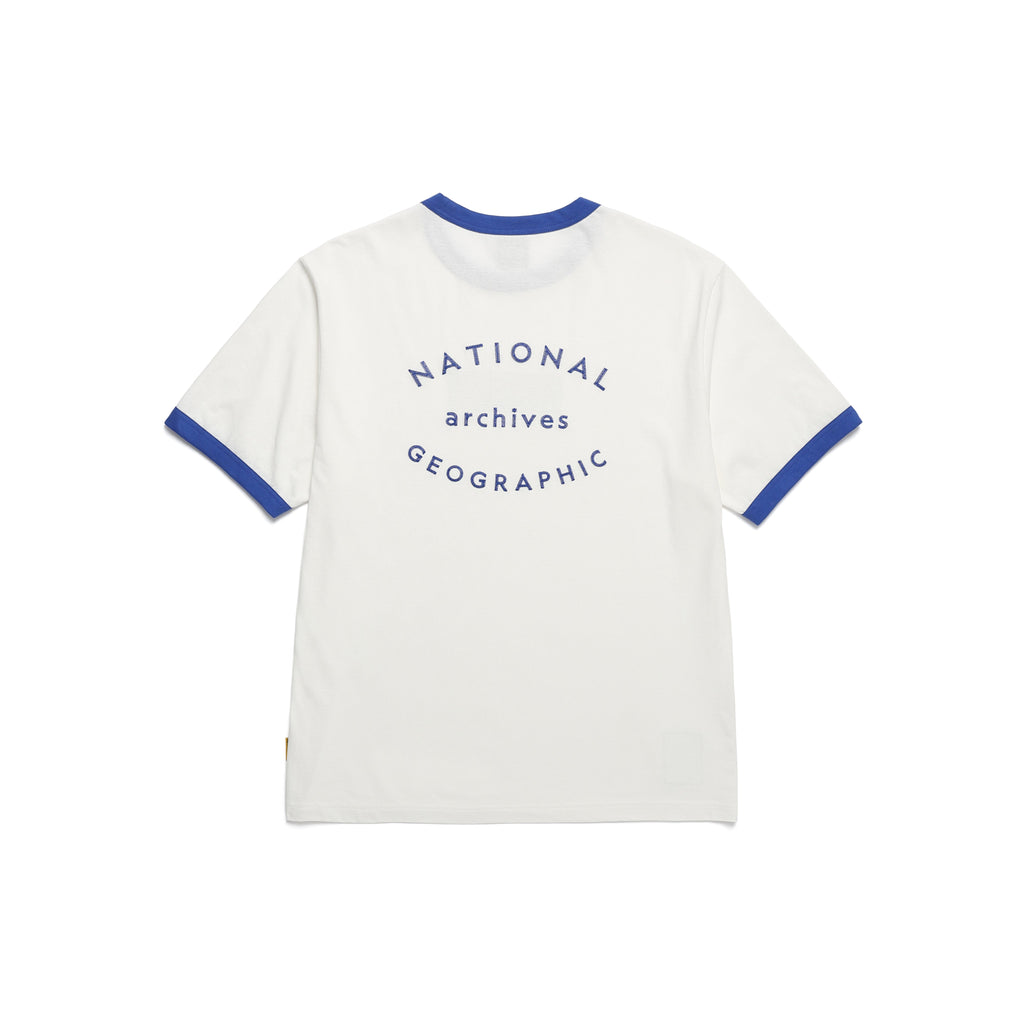 Unisex Archives Expedition Ringer Shirt- White