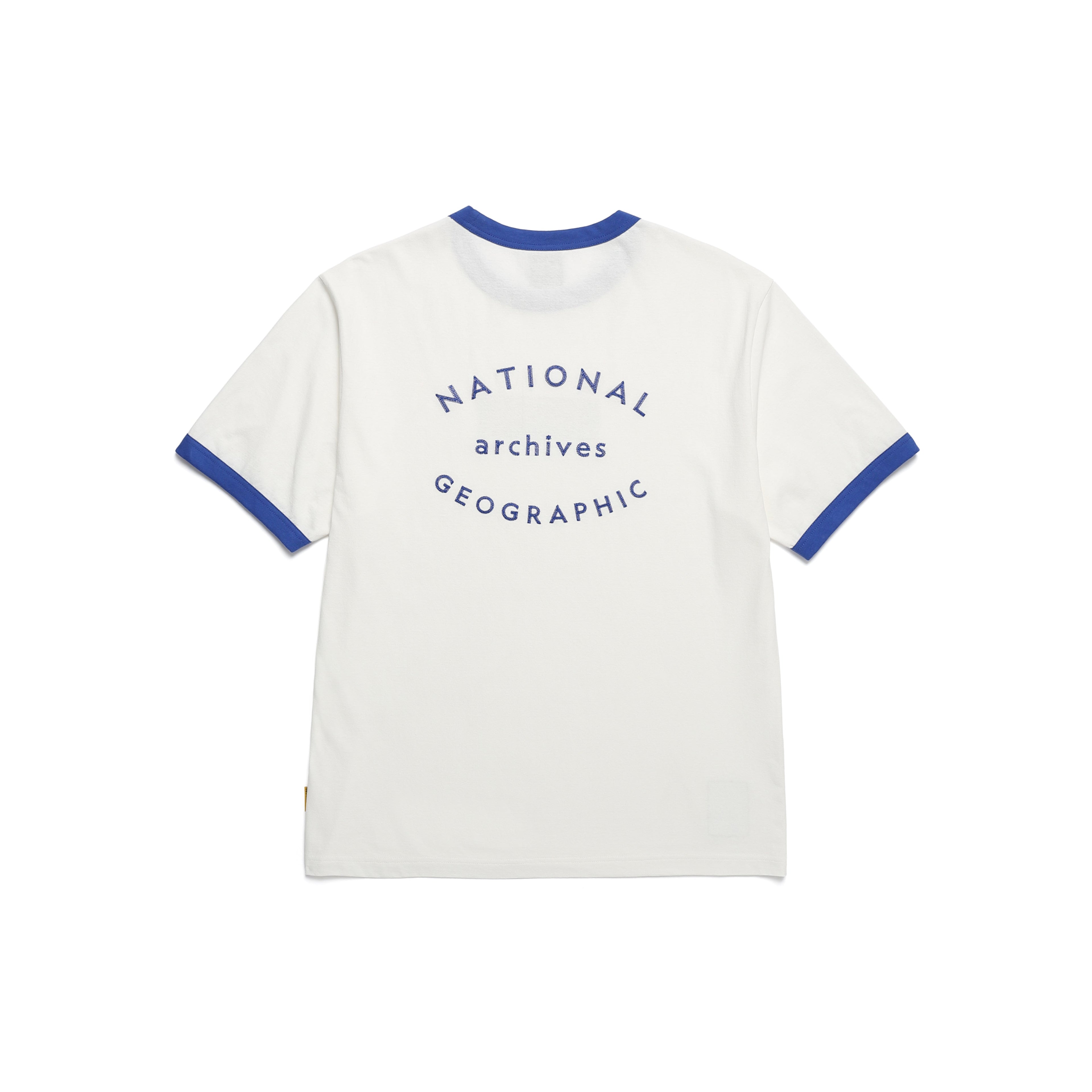 Unisex Archives Expedition Ringer Shirt- White