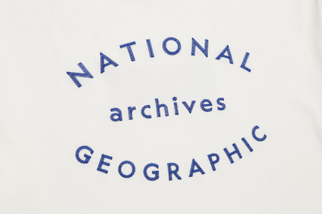 Unisex Archives Expedition Ringer Shirt- White