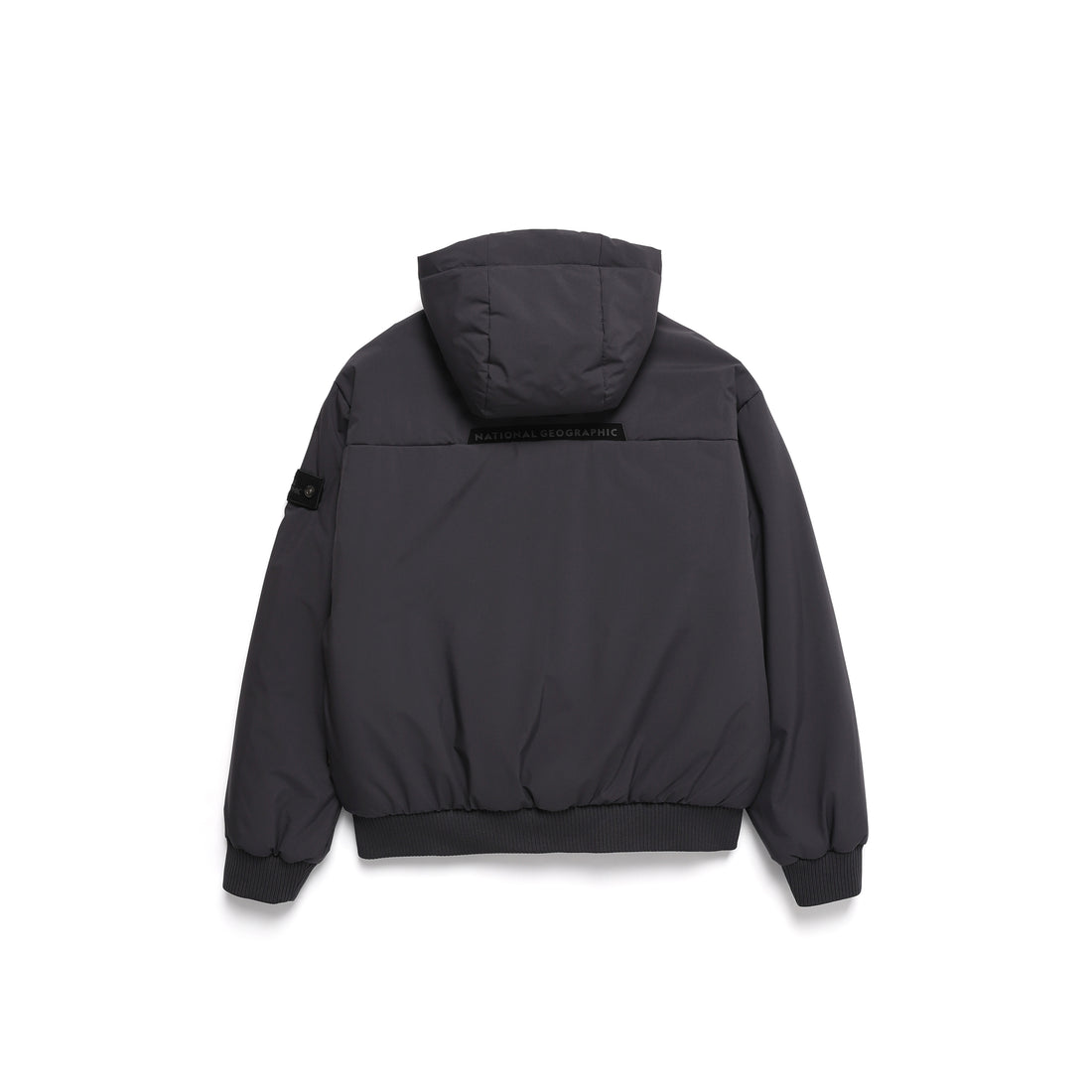 ARCHE HOODED ZIP UP JACKET- IRON GREY